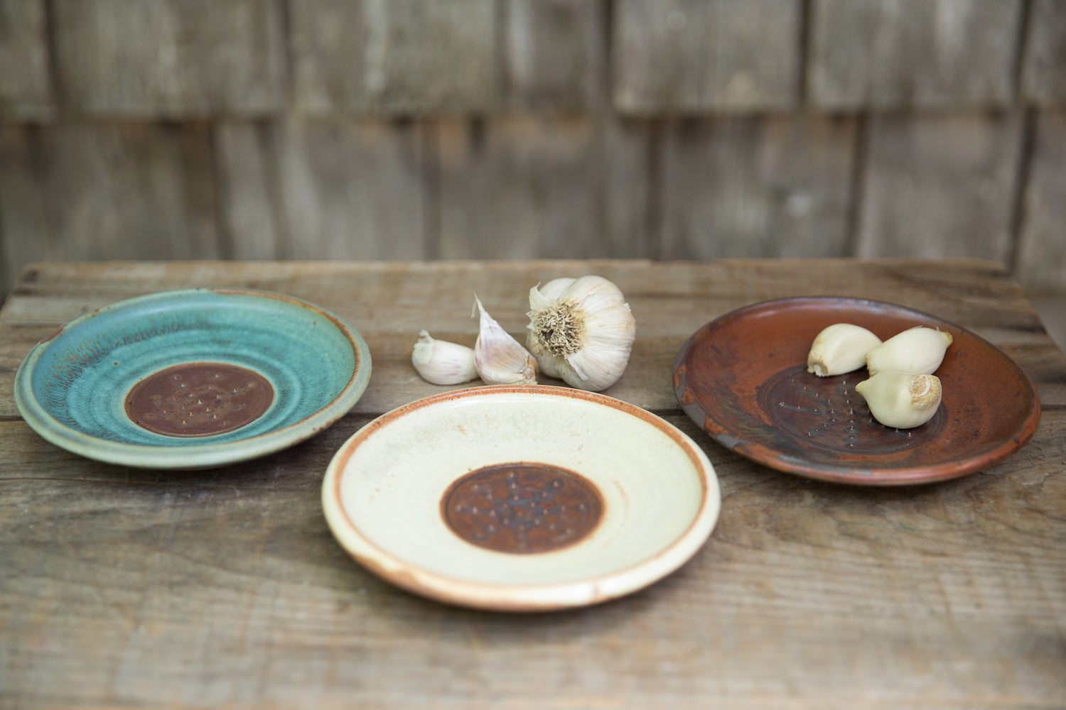 Handmade Pottery Garlic Grater Plate Ceramic Grater Dish Handmade